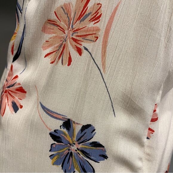 O'Neill Marlo Cream Floral Print NWT Wrap Dress - Picture 11 of 16